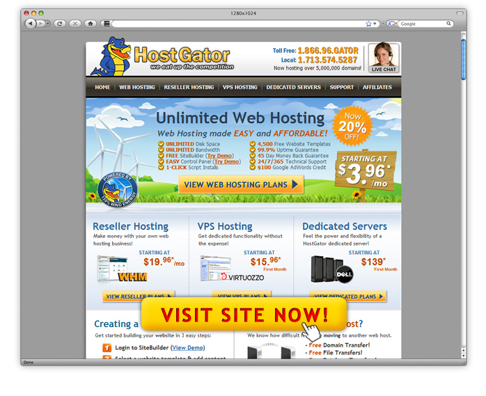 Hostgator Web Hosting